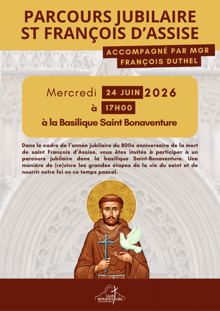 parcours jubilaire de Saint François d'Assise